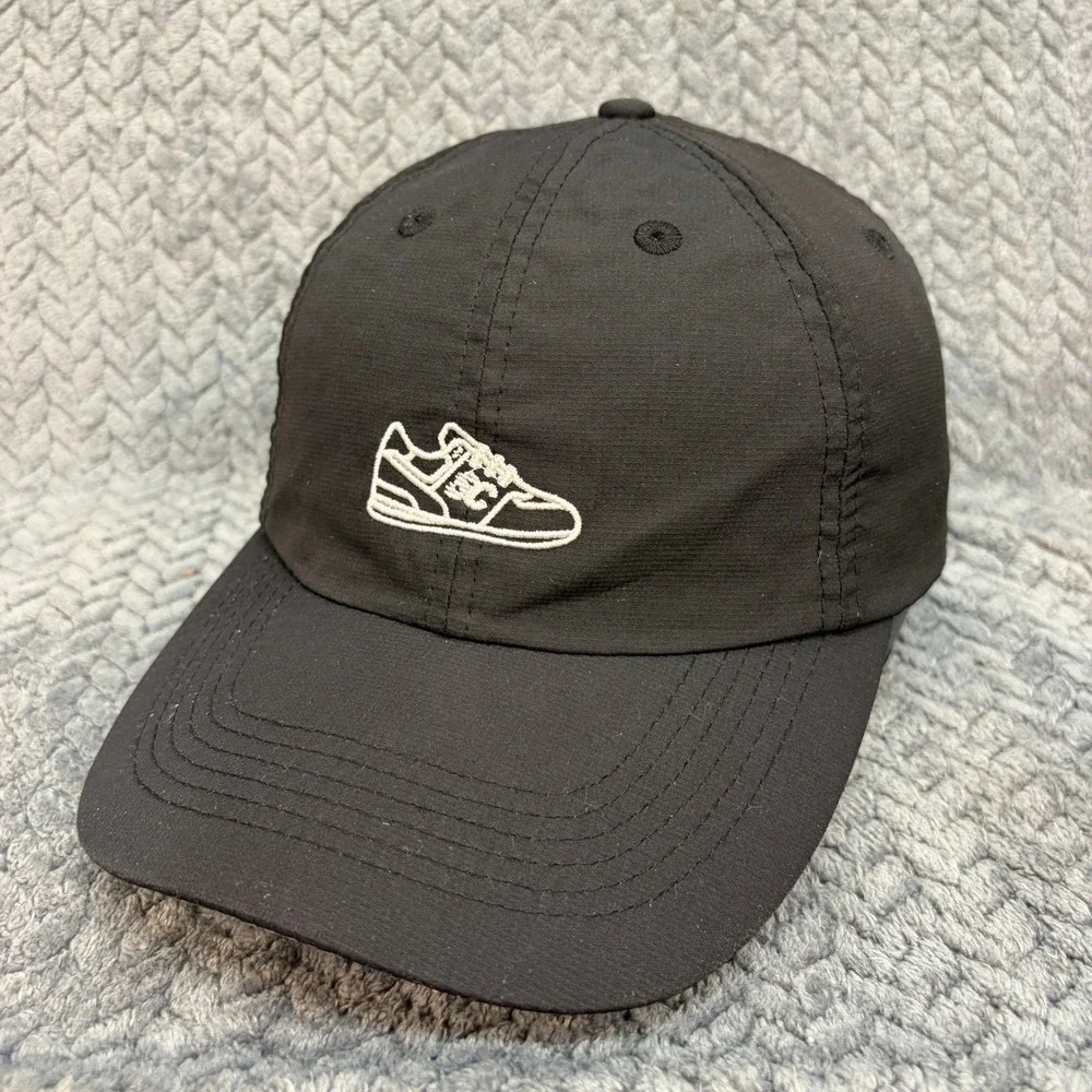 Imperial Sports Black Sneaker Embroidered Performance Hat Adjustable Cap